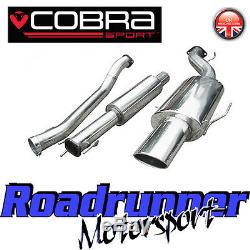 Cobra Sport Astra GSI MK4 Exhaust System 3 Stainless Cat Back Resonated VZ04g