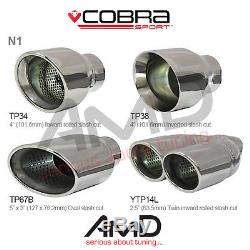 Cobra Sport Astra GTC Cat Back Exhaust System Non Resonated Astra J GTC 1.6T