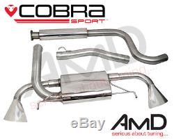 Cobra Sport Astra J GTC VXR 3 Cat Back Exhaust System Resonated