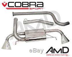 Cobra Sport Astra J GTC VXR Cat Back Exhaust System 3 Non Resonated