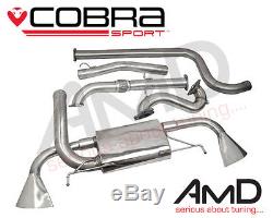 Cobra Sport Astra J GTC VXR Turbo Back Exhaust with Decat 3 Non Resonated