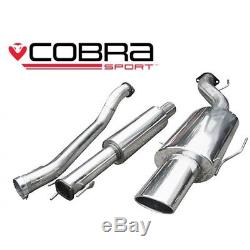 Cobra Sport Vauxhall Astra H 1.4/1.6/1.8 2.5 Cat Back Exhaust (Resonated)