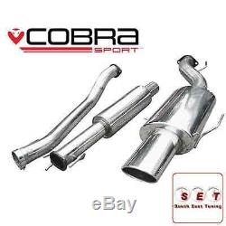 Cobra Sport Vauxhall Astra H 1.4, 1.6 & 1.8 Resonated Cat Back Exhaust 2.5