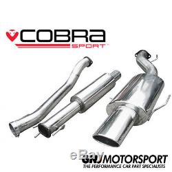 Cobra Sport Vauxhall Astra H 1.9 CDTI 2.5 Cat Back Exhaust (Resonated)