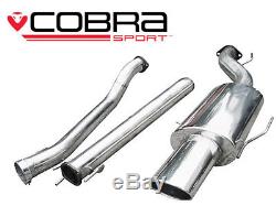 Cobra Sport Vauxhall Astra H SRI 2.0 T 2.5 Cat Back Exhaust (Non-Resonated)