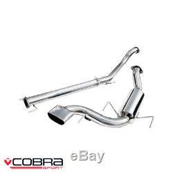 Cobra Sport Vauxhall Astra H VXR 2.0 Turbo Cat Back Exhaust (3/N) VZ08h