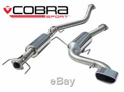 Cobra Sport Vauxhall Astra H VXR 2.5 Cat Back Exhaust System (Resonated)