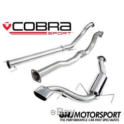 Cobra Sport Vauxhall Astra H VXR 3 Turbo Back Exhaust (De-Cat/Non-Resonated)