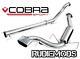 Cobra Sport Vauxhall Astra H VXR Cat Back System 3 bore Non Resonated