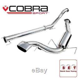 Cobra Sport Vauxhall Astra H VXR Non Resonated Cat Back Exhaust 3