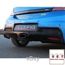 Cobra Sport Vauxhall Astra H VXR Non Resonated Cat Back Exhaust 3