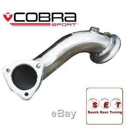 Cobra Sport Vauxhall Astra H VXR Performance Exhaust First De-Cat Pipe 2.5 bore