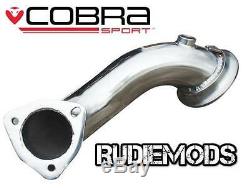 Cobra Sport Vauxhall Astra H VXR Stainless Steel First De-Cat Pipe 2.75 bore