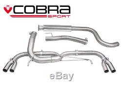 Cobra Sport Vauxhall Astra J VXR 3 Cat Back Exhaust System (Venom Range)