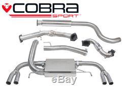 Cobra Sport Vauxhall Astra J VXR 3 Turbo Back Exhaust (Sports Cat/Resonated)