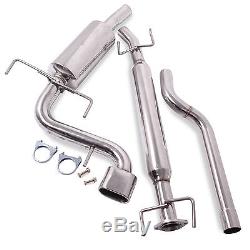 Direnza Stainless Steel Catback Exhaust System For Vauxhall Astra H 2.0 Vxr