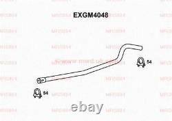 EXGM4048 EXHAUST CENTRE PIPE TO REAR BOX +2Yr Warranty