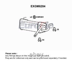 Exhaust Back / Rear Box EXGM6284 EuroFlo 13329571 852525 Top Quality Guaranteed