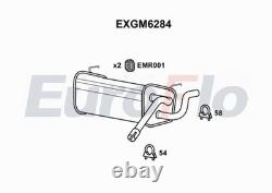 Exhaust Back / Rear Box EXGM6284 EuroFlo 13329571 852525 Top Quality Guaranteed