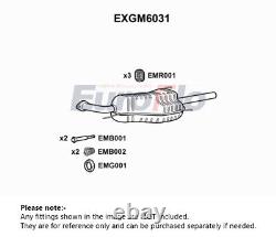 Exhaust Back / Rear Box fits VAUXHALL ASTRA G 1.6 98 to 05 EuroFlo Quality New