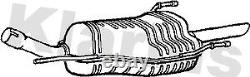 Exhaust Back / Rear Box fits VAUXHALL ASTRA G 1.6 98 to 05 Klarius 13129812 New