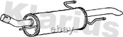 Exhaust Back / Rear Box fits VAUXHALL ASTRA G 1.7D 03 to 05 Z17DTL Klarius New