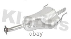 Exhaust Back / Rear Box fits VAUXHALL ASTRA G 2.0D 98 to 04 Klarius 13182718 New