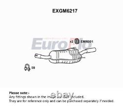 Exhaust Back / Rear Box fits VAUXHALL ASTRA H 1.9D 06 to 10 Z19DTH EuroFlo New