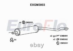 Exhaust Centre Box fits VAUXHALL ASTRA G 1.6 98 to 06 Silencer Middle EuroFlo