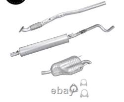 Exhaust For Vauxhall Astra H 1.6 1.8 2004-2013 Front, MID & Rear + Fitting Kit Uk