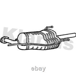 Exhaust Rear Back Box For Vauxhall Astra G/MK4 2.2 16V Klarius 5852144 9201508