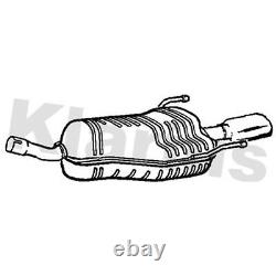Exhaust Rear Back Box For Vauxhall Astra H/MK5 1.8 Klarius 13145223 5852303