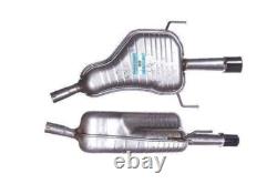 Exhaust Rear Silencer Fits Vauxhall Astra H Mk5 1.6 1.8 2004-2013 Chrome Tip