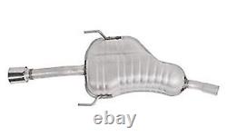 Exhaust Rear Silencer For Vauxhall Astra H Mk5 2004-2013 With Chrome Tailpipe