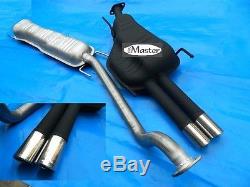 Exhaust Rear Silencer + MIDDLE BOX VAUXHAL OPEL ASTRA G Mk4 2.0 16V OPC TURBO