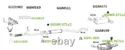 Exhaust Rear Silencer for Opel ASTRA H A04 2004-2010 ASTRA H A04 GGM599