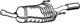 Exhaust Silencer Tail Pipe For Opel Astra H 1.9 CDTi 150 MK 5 04-11 GGM591
