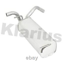 Exhaust Tail Pipe & Back Box for Vauxhall Astra 1.4 Dec 2009 to Dec 2015 KLARIUS