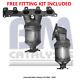 Fit with OPEL ASTRA Exhaust Catalytic Converter BM91424H 1.6 Fitting Kit Includ