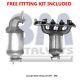 Fit with VAUXHALL ASTRA Catalytic Converter Exhaust 91021 1.8 Fitting Kit Inclu