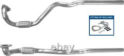 Fits Vauxhall Astra 2002-2010 1.6 1.8 Exhaust Pipe + Fitting Kit Front Centre BM