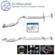 Fits Vauxhall Astra 2010-2015 1.6 1.8 AZ Front Centre Exhaust Pipe + Fitting Kit