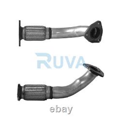 Fits Vauxhall Astra 2019- 1.2 1.4 Ruva Centre Exhaust Pipe Euro 6 39104362