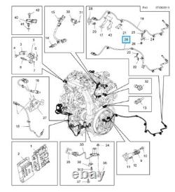 Genuine Vauxhall Astra J Position 2 Exhaust Temperature Sensor 55578800