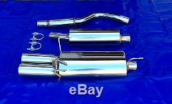 Group Size A Vauxhall Astra F Kadett E+ Cabriolet Gsi Steel Exhaust System 2x90