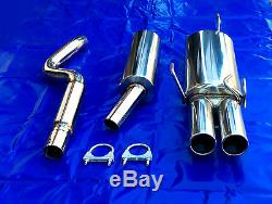 Group Size A Vauxhall Astra F Kadett E+ Cabriolet Gsi Steel Exhaust System 2x90
