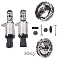 Intake Exhaust Camshaft Adjusters & Solenoid Set for Vauxhall Astra J H Zafira B