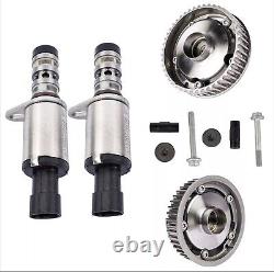 Intake Exhaust Camshaft Adjusters&Solenoid Valves Set for Vauxhall Astra Zafira