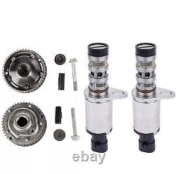 Intake Exhaust Camshaft Adjusters&Solenoid Valves Set for Vauxhall Astra Zafira