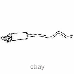 KLARIUS Centre Exhaust Pipe With Silencer for Vauxhall Astra i 2.0 (09/91-07/94)